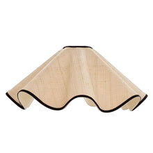 Load image into Gallery viewer, RAFFIA - COOLIE CURVY LAMPSHADE - FLAT EDGED