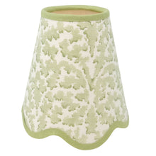 Load image into Gallery viewer, LINEN - TAPERED LAMPSHADE - SCALLOPED EDGES