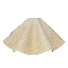 Load image into Gallery viewer, RAFFIA - COOLIE CURVY LAMPSHADE - FLAT EDGED