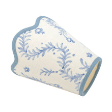 Load image into Gallery viewer, LINEN - TAPERED LAMPSHADE - SCALLOPED EDGES