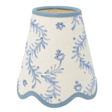 Load image into Gallery viewer, LINEN - TAPERED LAMPSHADE - SCALLOPED EDGES
