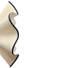 Load image into Gallery viewer, RAFFIA - COOLIE CURVY LAMPSHADE - FLAT EDGED
