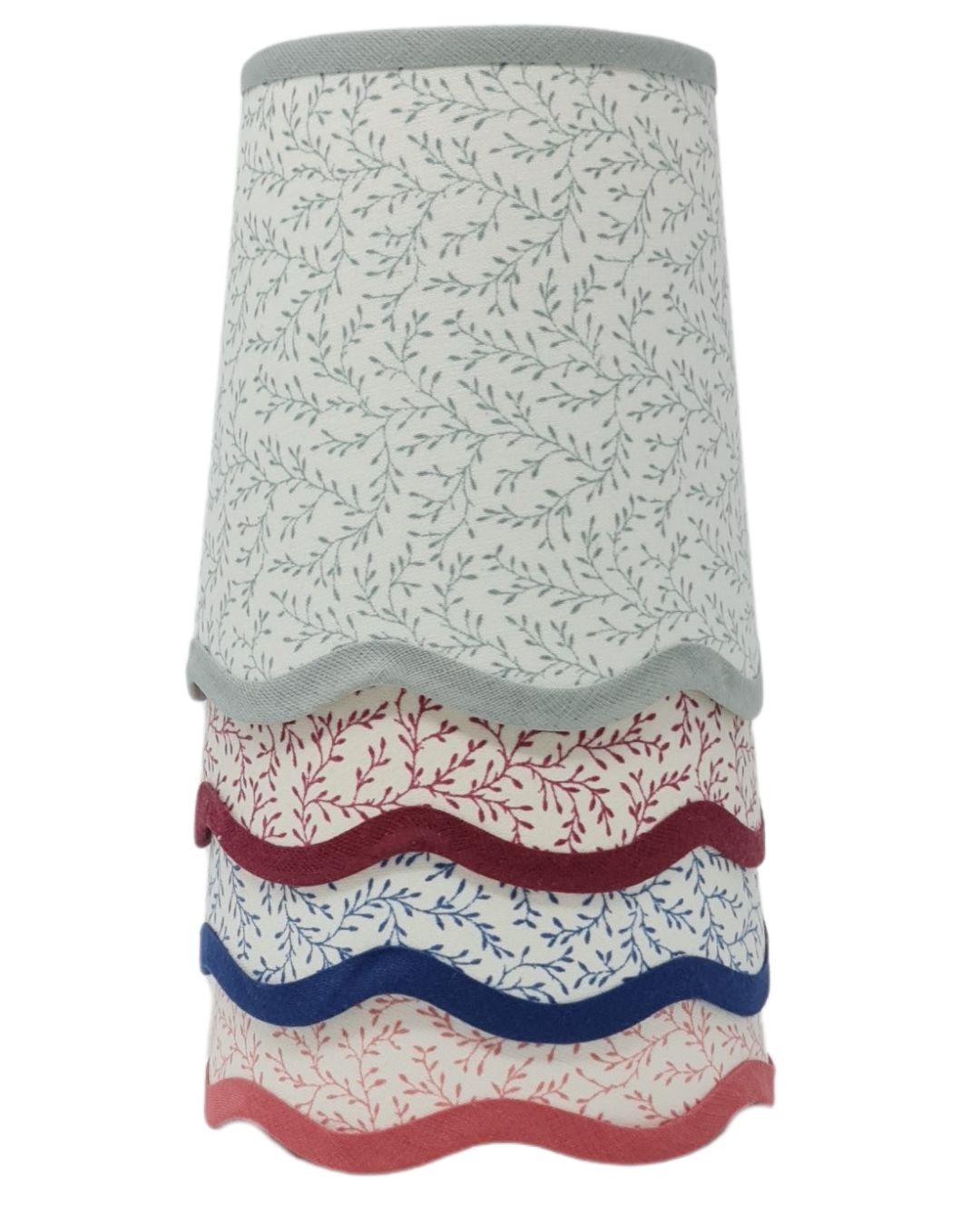 Leonie Tapered Lampshade – Scalloped Edge