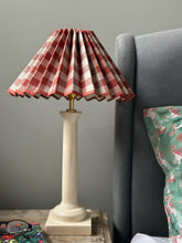 Load image into Gallery viewer, LINEN - PLEATED LAMPSHADE