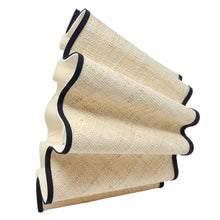Load image into Gallery viewer, RAFFIA - WAVY LAMPSHADE - FLAT EDGED