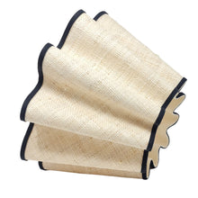 Load image into Gallery viewer, RAFFIA - WAVY LAMPSHADE - FLAT EDGED