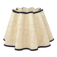 Load image into Gallery viewer, RAFFIA - WAVY LAMPSHADE - FLAT EDGED