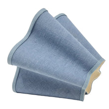 Load image into Gallery viewer, LINEN WITH MATCHING TRIM - WAVY LAMPSHADE - FLAT EDGED