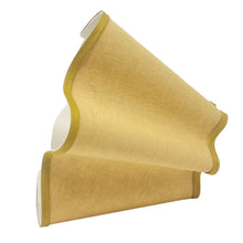 Load image into Gallery viewer, LINEN WITH MATCHING TRIM - WAVY LAMPSHADE - FLAT EDGED