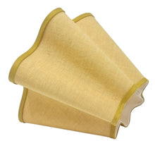 Load image into Gallery viewer, LINEN WITH MATCHING TRIM - WAVY LAMPSHADE - FLAT EDGED