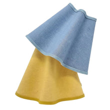 Load image into Gallery viewer, LINEN WITH MATCHING TRIM - WAVY LAMPSHADE - FLAT EDGED