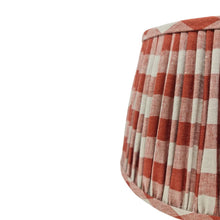 Load image into Gallery viewer, LINEN - GATHERED LAMPSHADE