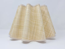 Load image into Gallery viewer, RAFFIA - WAVY LAMPSHADE - FLAT EDGED