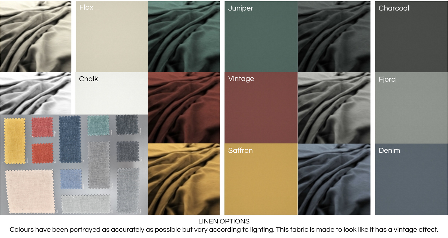 Wavy lampshade - Linen
