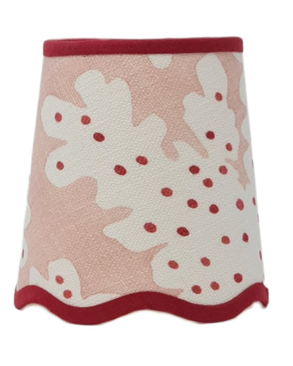 Linen - Tapered Lampshade - Scalloped Edges - Games Collection