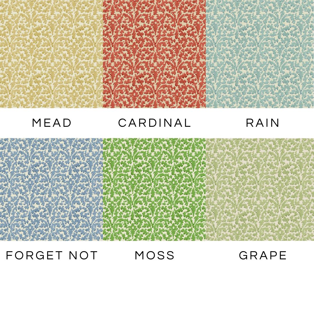 Linen - Tapered Lampshade - Scalloped Edges - Heritage Colours