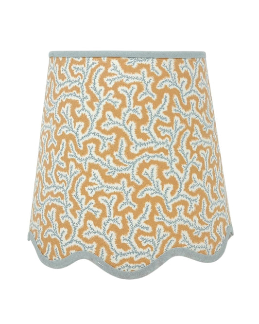 Dulcie Tapered Lampshade – Scalloped Edge