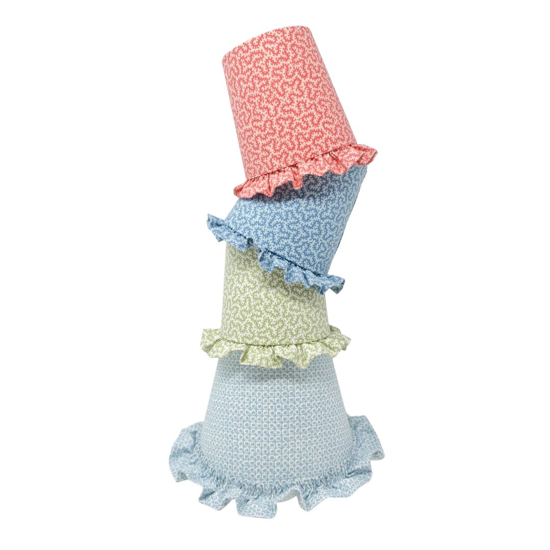 Nesta Tapered Lampshade – Ruffle Edge