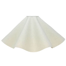 Load image into Gallery viewer, LINEN - COOLIE WAVY LAMPSHADE - FLAT EDGED
