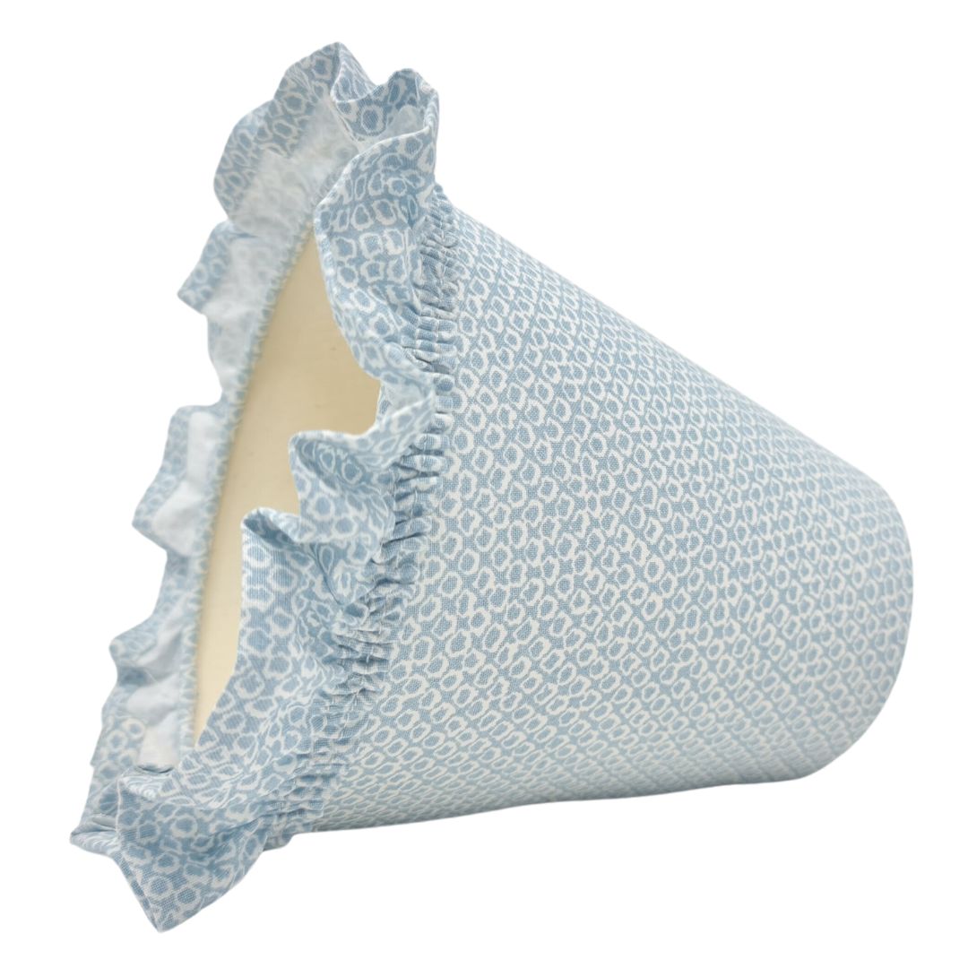 Nesta Tapered Lampshade – Ruffle Edge