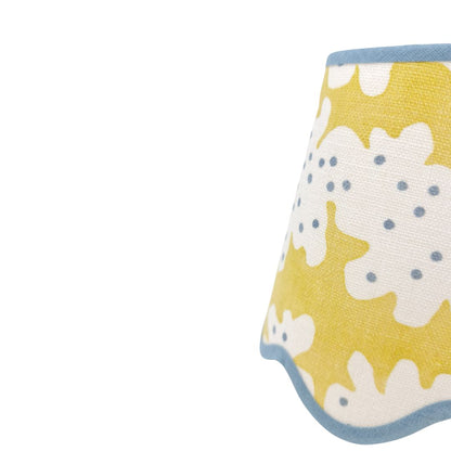 Linen - Tapered Lampshade - Scalloped Edges - Games Collection