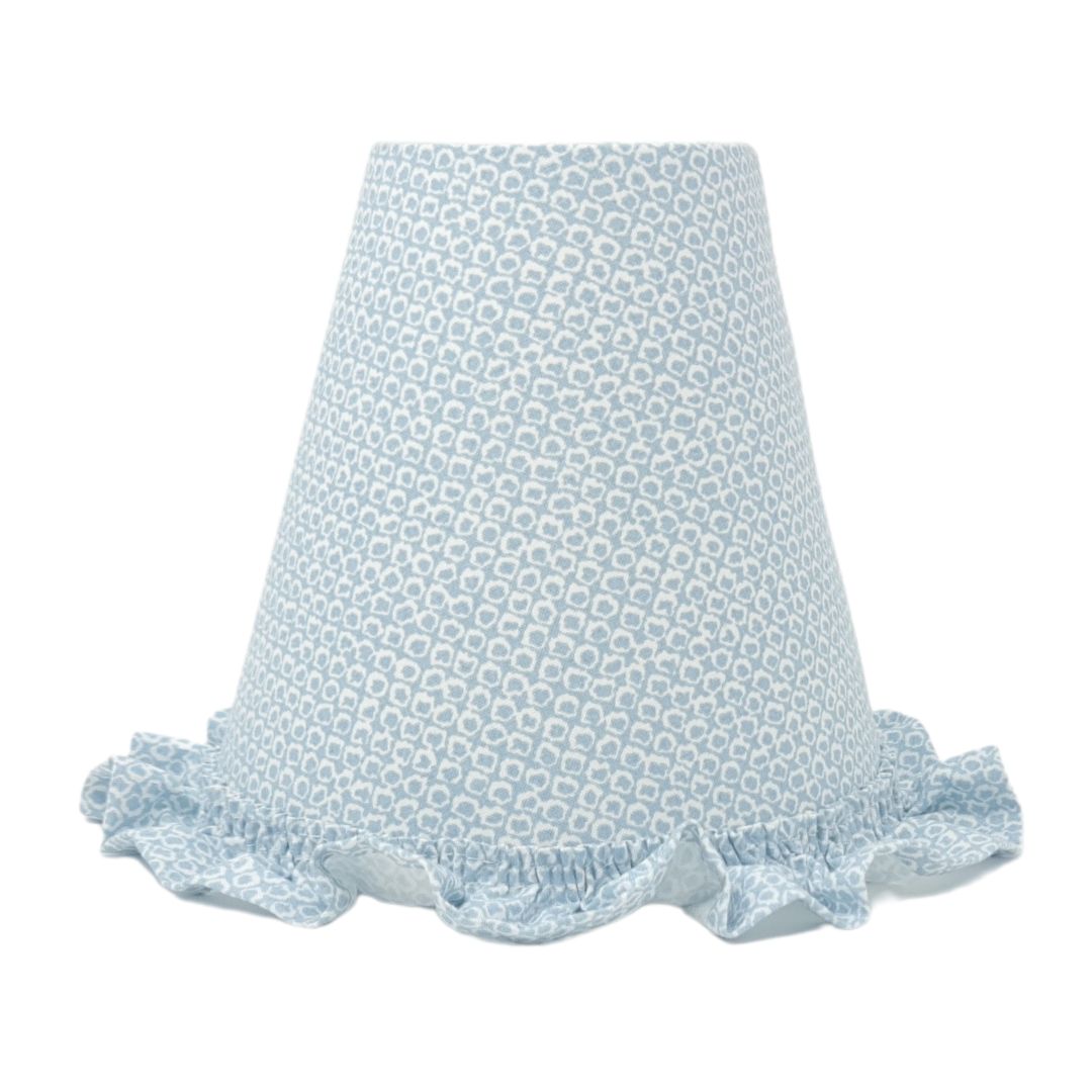 Nesta Tapered Lampshade – Ruffle Edge