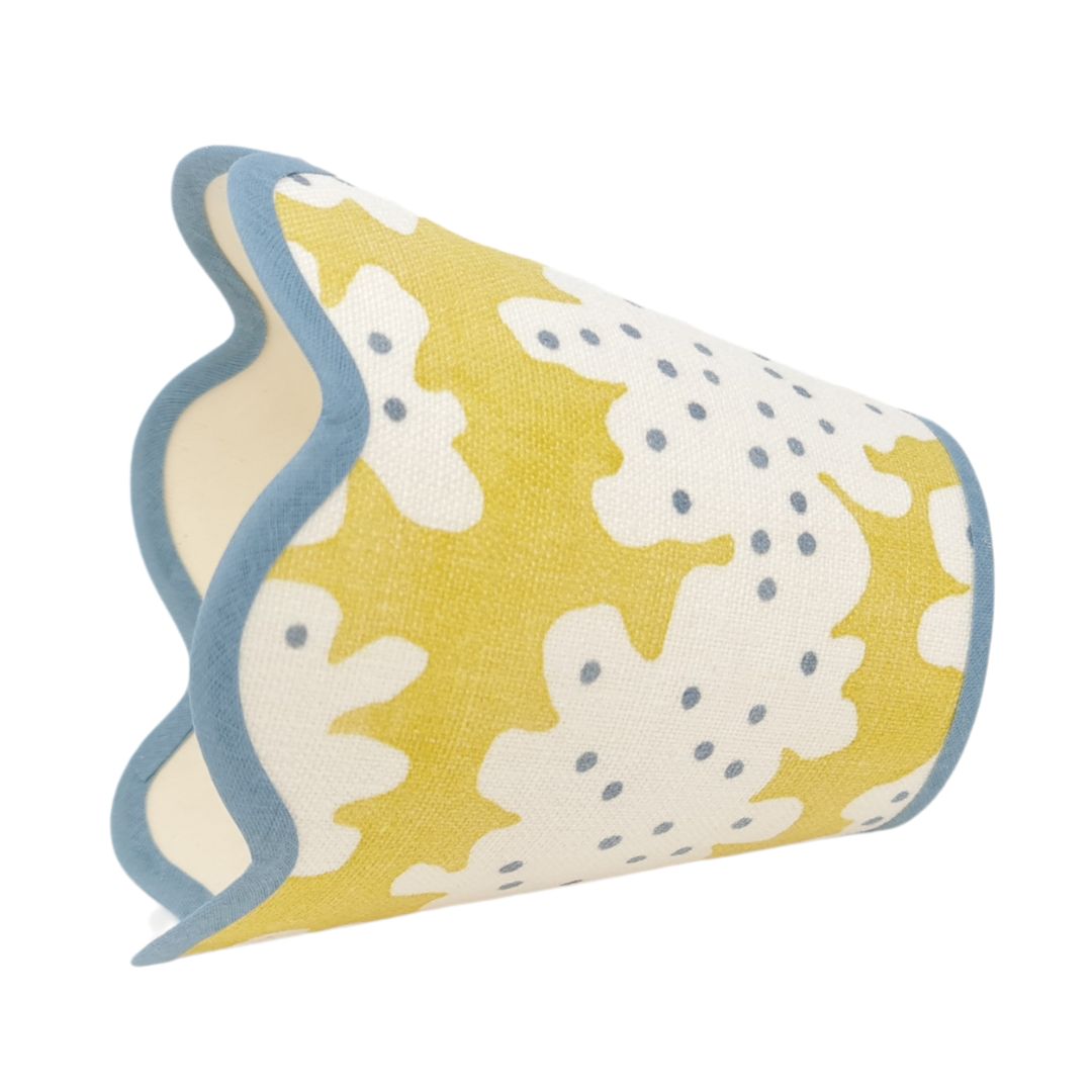 Linen - Tapered Lampshade - Scalloped Edges - Games Collection