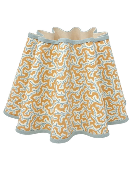 DULCIE - WAVY LAMPSHADE - FLAT EDGED