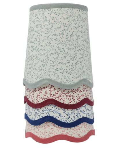 Leonie Tapered Lampshade – Scalloped Edge