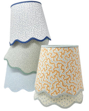 Load image into Gallery viewer, SAVANNAH - TAPERED LAMPSHADE - SCALLOPED EDGES
