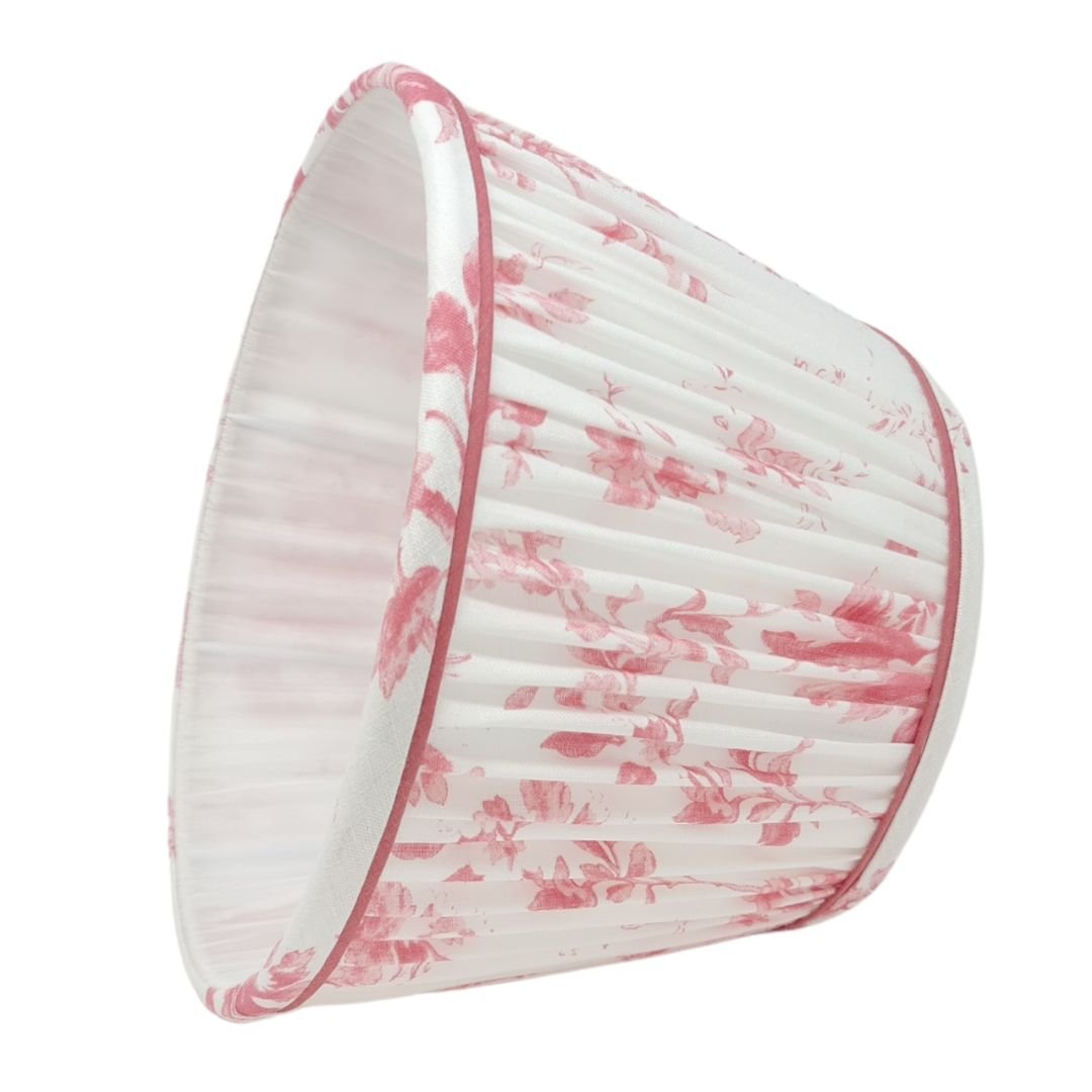 Gathered Lampshade – Cabbages & Roses Alderney - Light Stylist