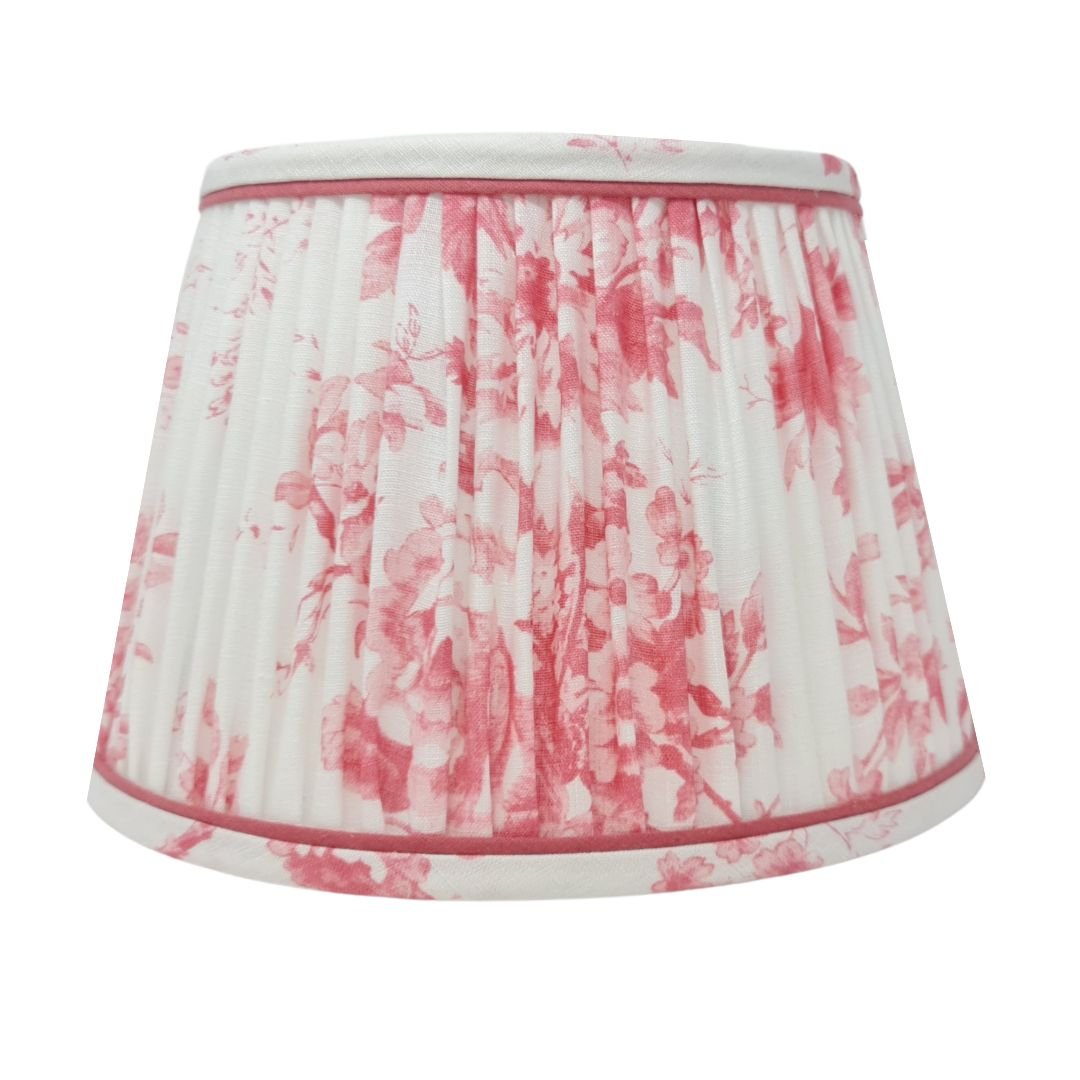 Gathered Lampshade – Cabbages & Roses Alderney - Light Stylist