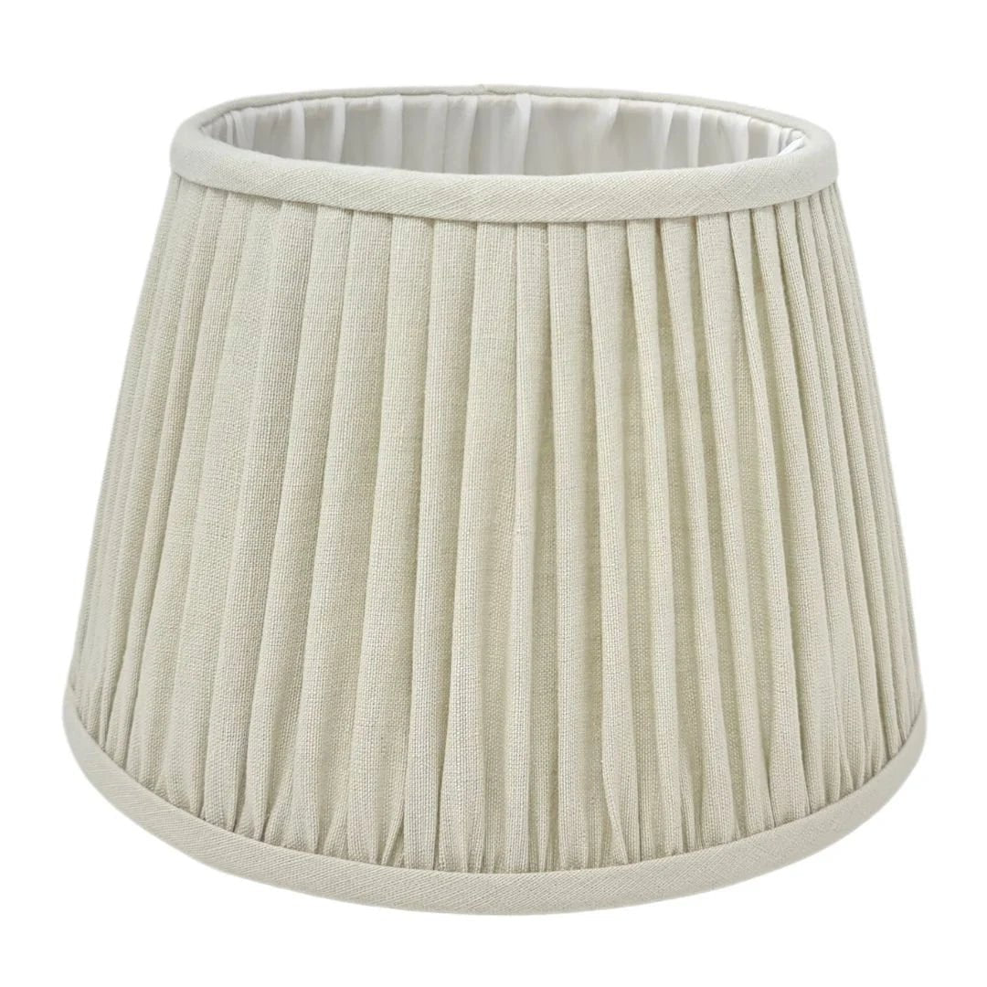 Gathered Lampshade – Classic Linen Colours - Light Stylist