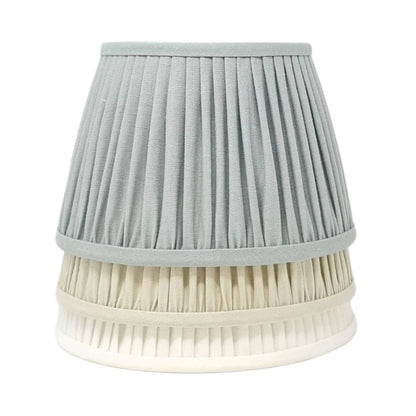 Gathered Lampshade – Classic Linen Colours - Light Stylist
