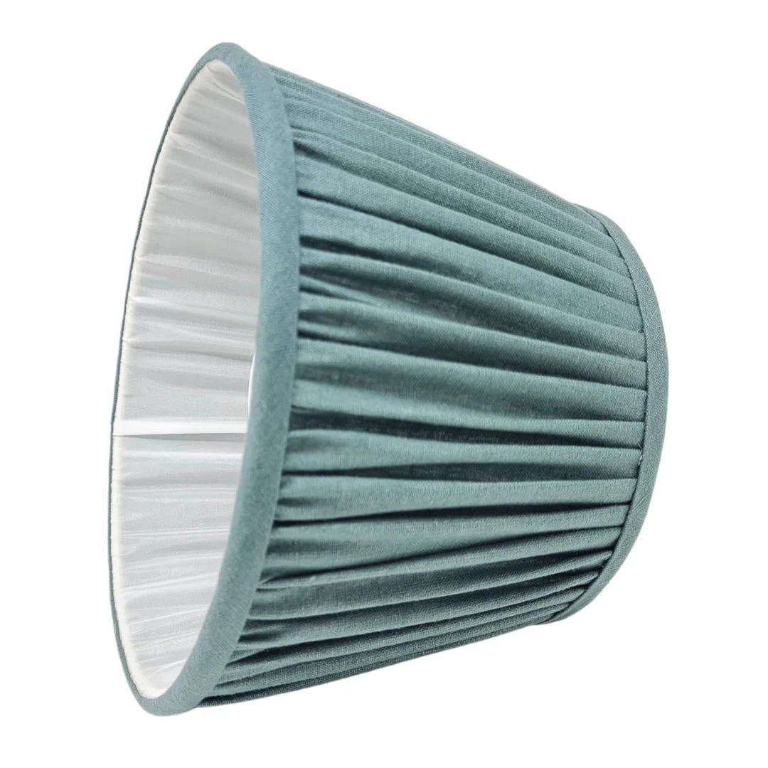 Gathered Lampshade – Classic Linen Colours - Light Stylist