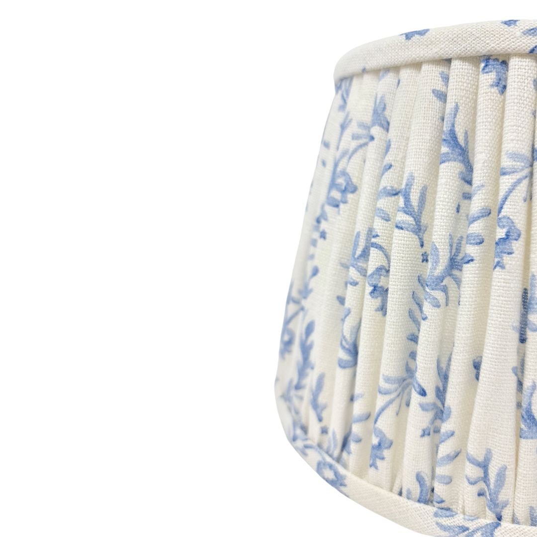 Gathered Lampshade - Linwood Small Prints - Light Stylist