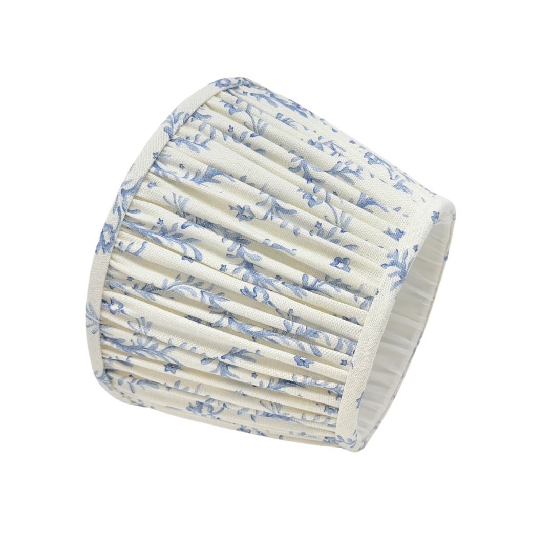 Gathered Lampshade - Linwood Small Prints - Light Stylist
