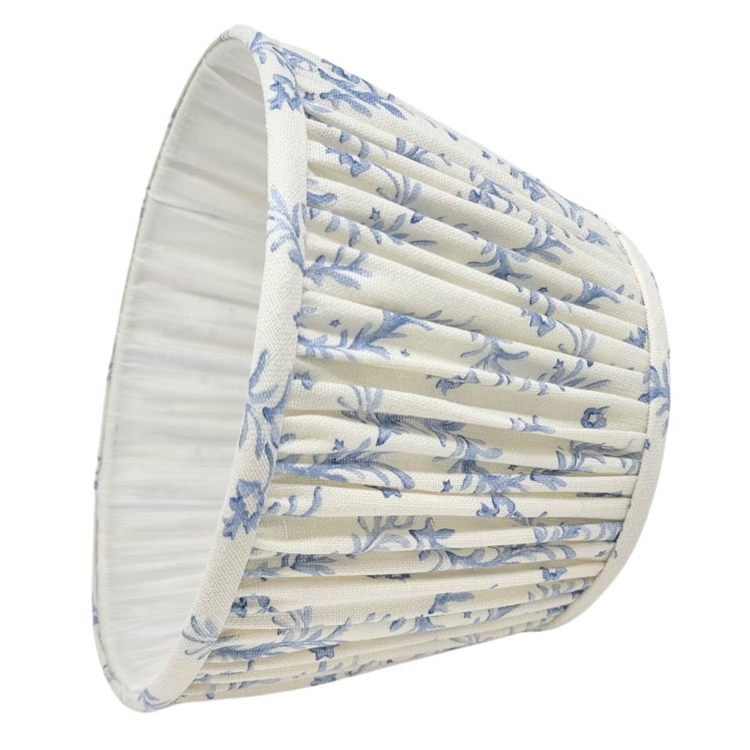 Gathered Lampshade - Linwood Small Prints - Light Stylist