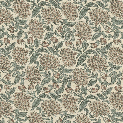 Gathered scalloped lampshade in The Pure Edit Erisha fabric - Light Stylist