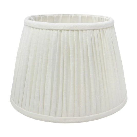 Linen Gathered Lampshade – Classic Linen Colours
