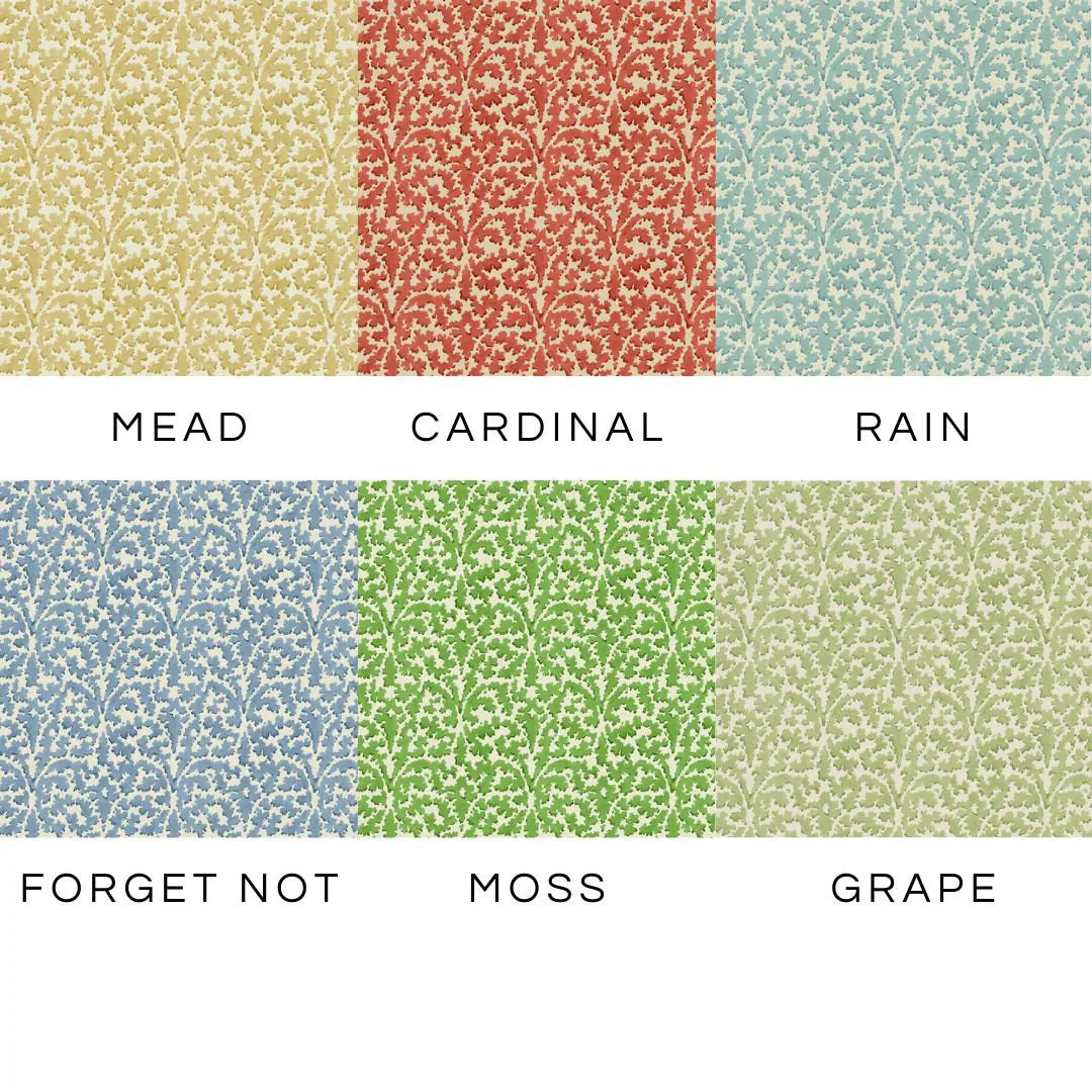 Linen Gathered Lampshade – Heritage Colours