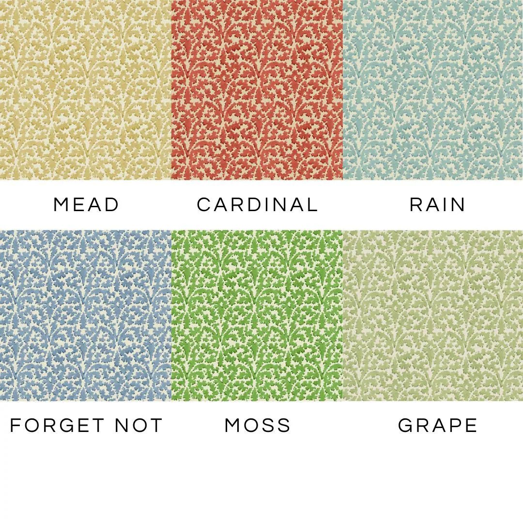Linen Gathered Lampshade – Linwood Small Prints Grape - Light Stylist