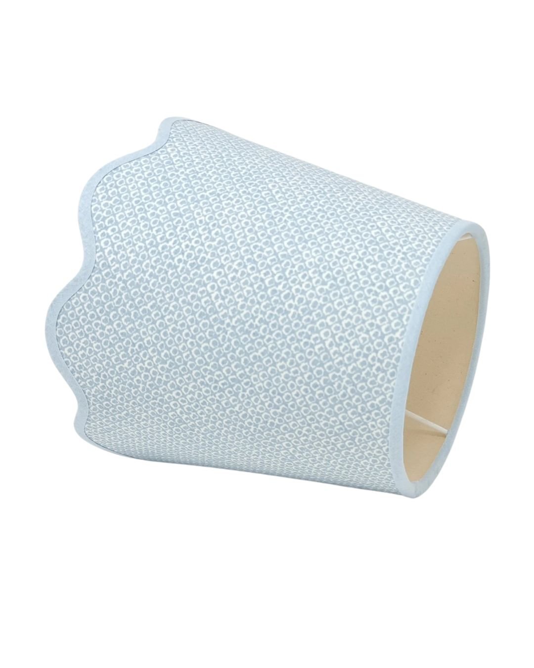 Tapered Lampshade – Scalloped Edge – Ian Sanderson Nesta - Light Stylist