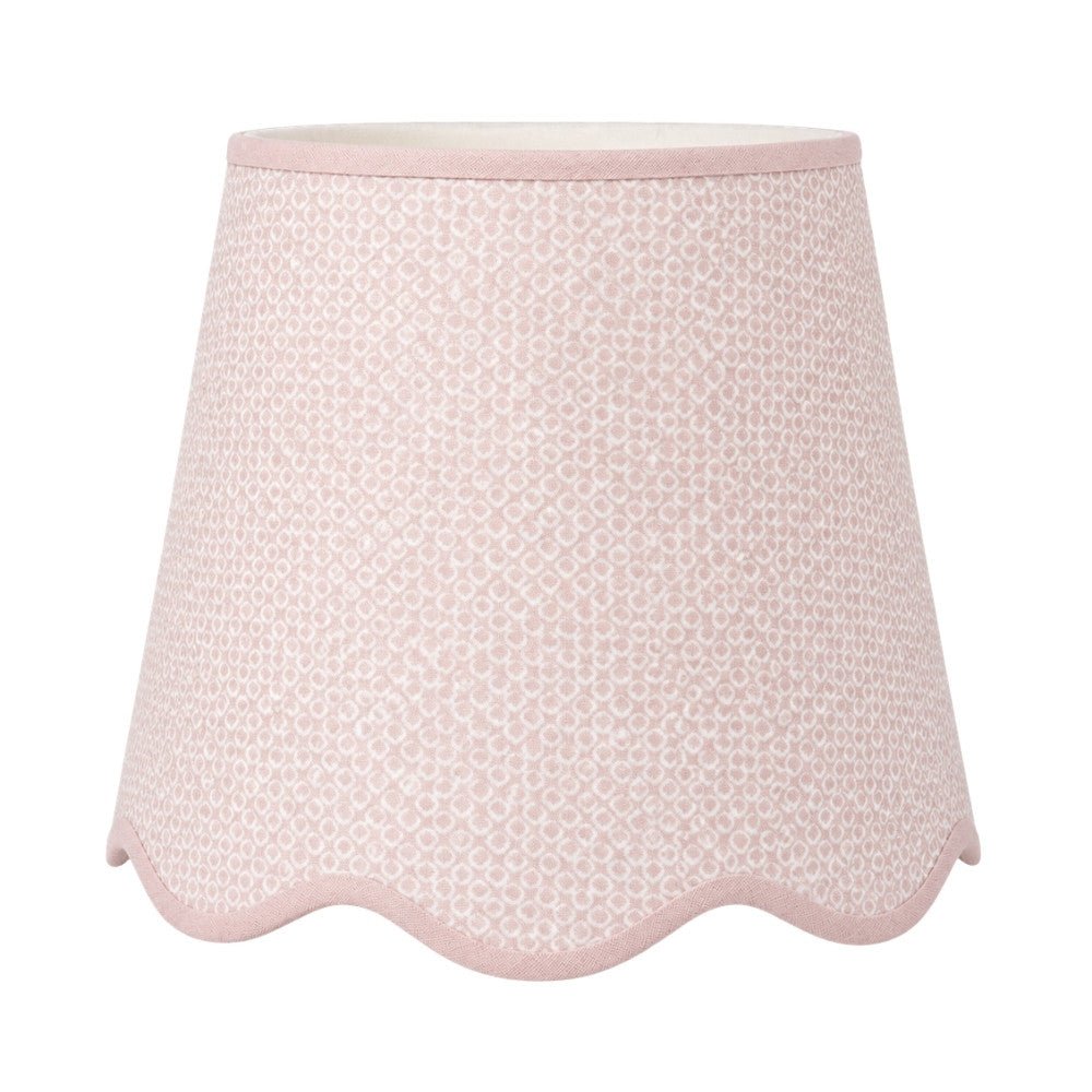 Tapered Lampshade – Scalloped Edge – Ian Sanderson Nesta - Light Stylist