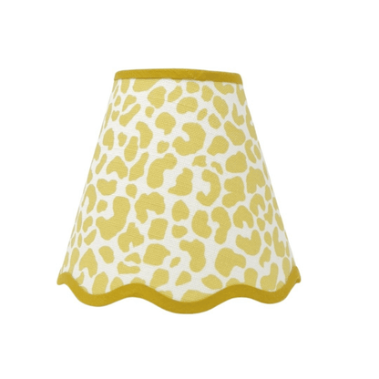 Tapered Lampshade - Scalloped Edge - Kate Medlicott Amur - Light Stylist