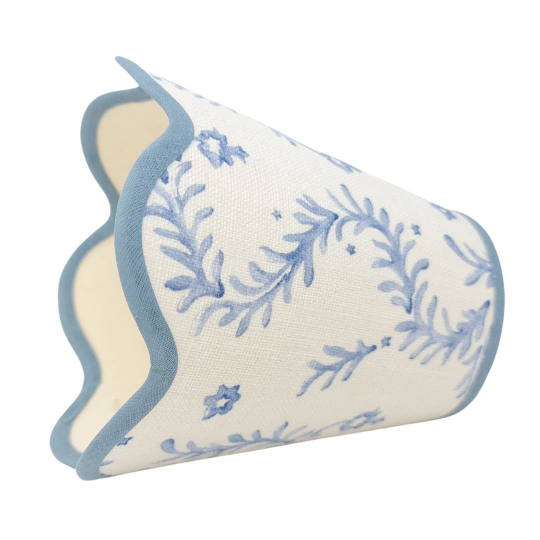 Tapered Lampshade - Scalloped Edges - Linwood Small Prints - Light Stylist