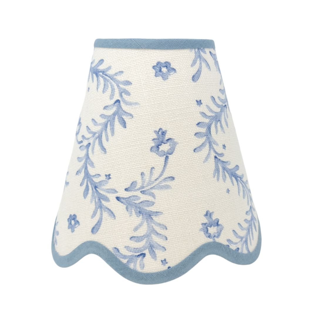 Tapered Lampshade - Scalloped Edges - Linwood Small Prints - Light Stylist
