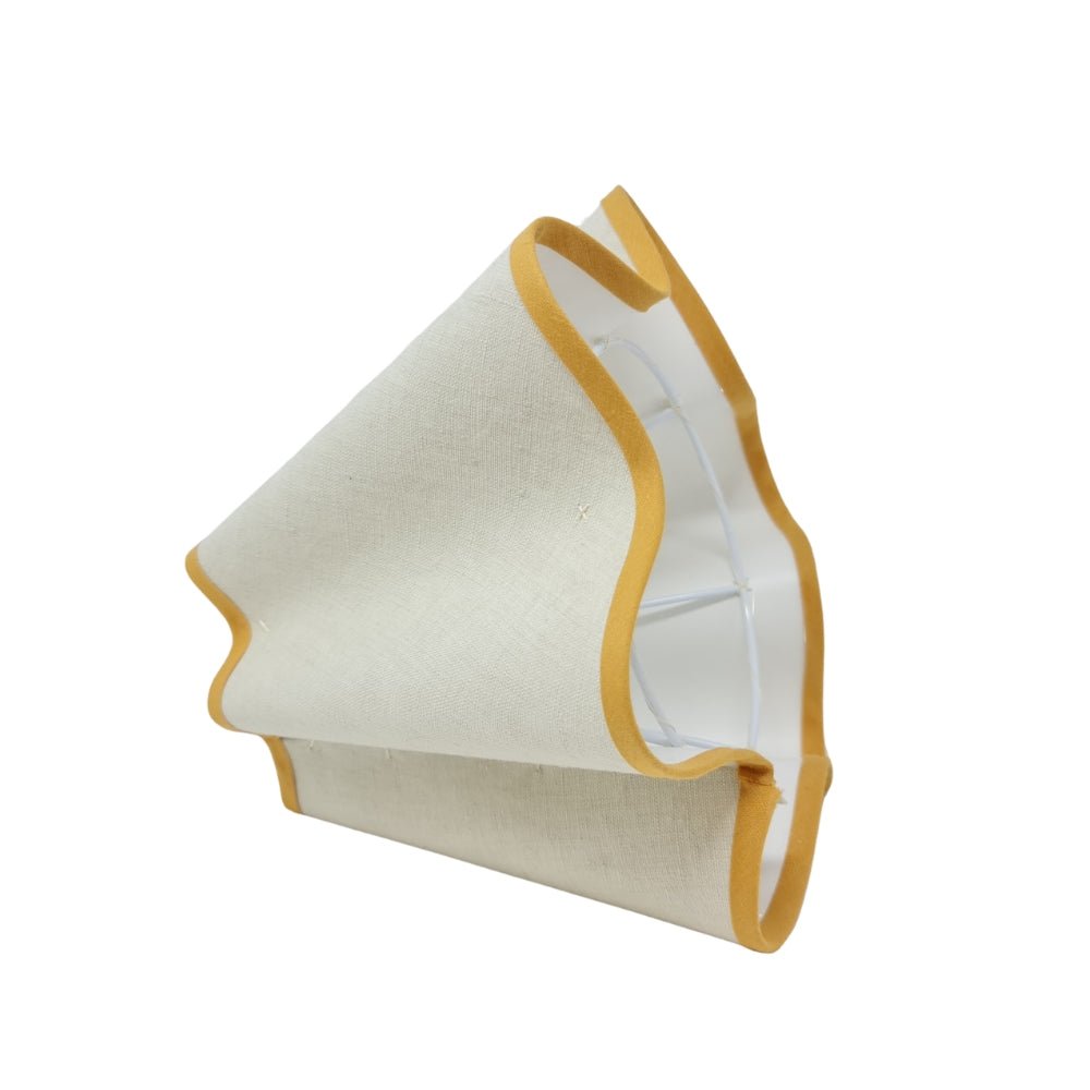 Wavy lampshade - Linen - Light Stylist
