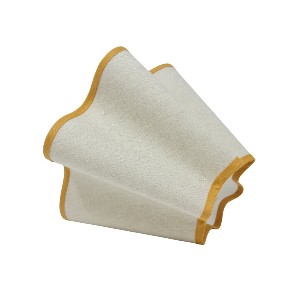 Wavy lampshade - Linen - Light Stylist