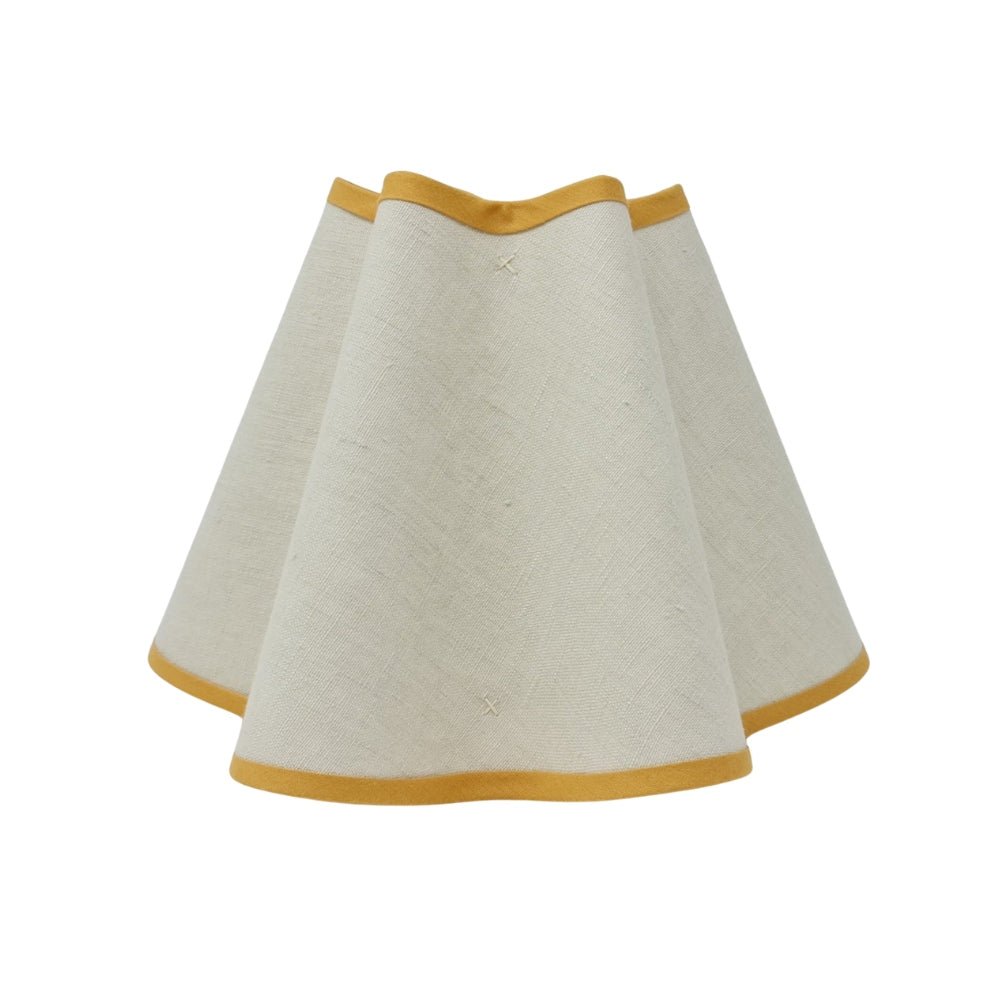 Wavy lampshade - Linen - Light Stylist